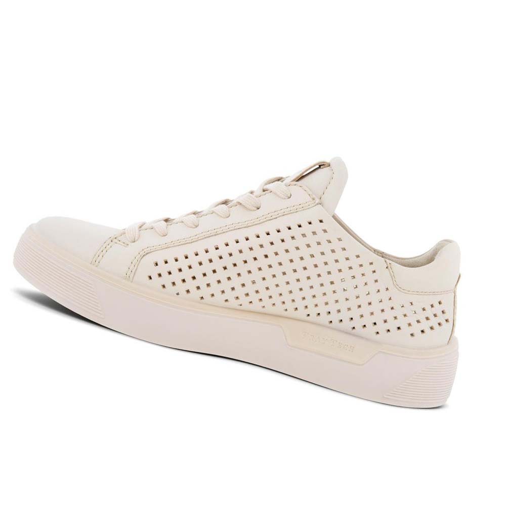 Women's Ecco Street Tray W Laced Casual Shoes White | USA 92NWY